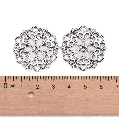 Tibetan Style Filigree Joiners Links TIBE-A11623-AS-LF-1
