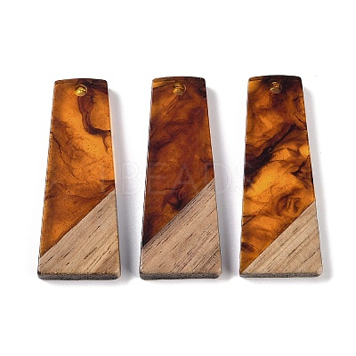 Resin & Wood Pendants WOOD-F015-04B-1