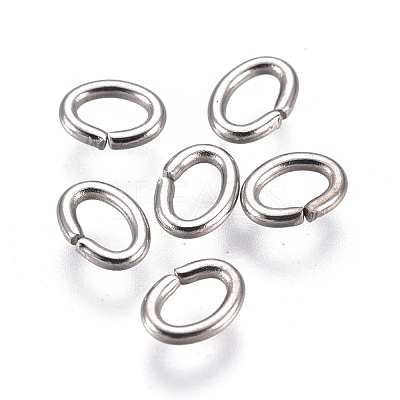 Tarnish Resistant 304 Stainless Steel Open Jump Rings STAS-F250-11P-H-1