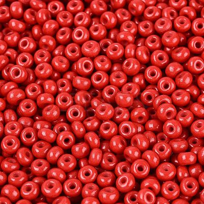 Opaque Glass Seed Beads SEED-N012-09A-12-1