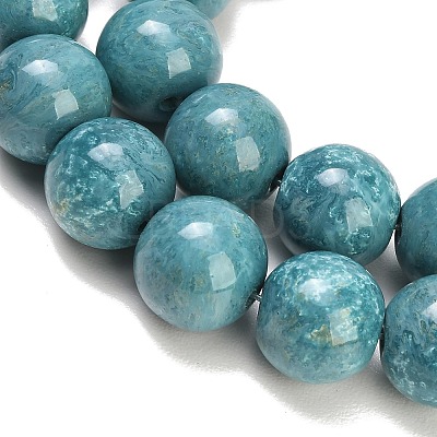 Baking Paint Glass Beads Strands GL-CBA8F4B-02H-1