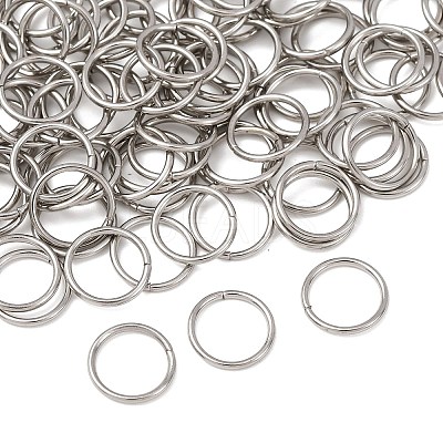 Tarnish Resistant 304 Stainless Steel Open Jump Rings Jump Rings LS-STAS-N015-04-10x1mm-1