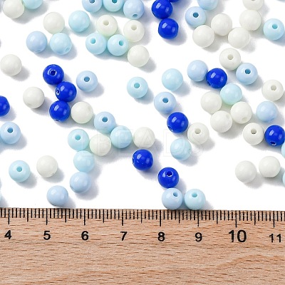 Opaque Acrylic Beads SACR-Q004-01B-1