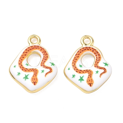 Printed Brass Pendants KK-CBA42CA-04G-04-1