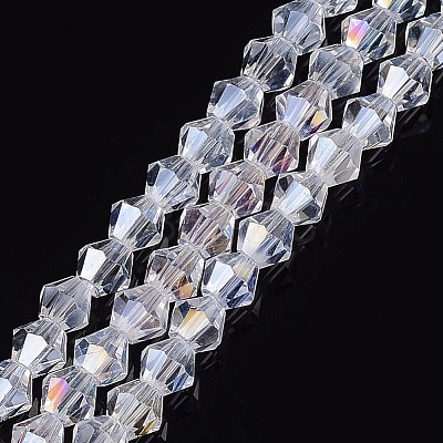 Glass Beads Strands EGLA-S056-04-1