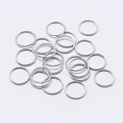 925 Sterling Silver Soldered Closed Jump Rings STER-F036-03P-1x7-1