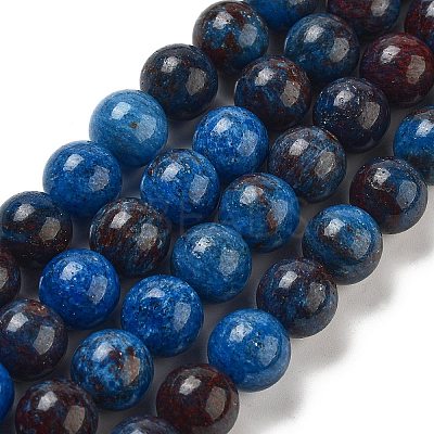 Natural Blue Opal Beads Strands G-H045-A02-6MM-1