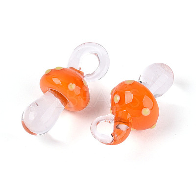 Handmade Lampwork Pendants LAMP-T021-14K-1