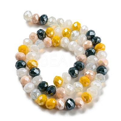 Glass Beads Strands EGLA-A034-M8mm-38-1