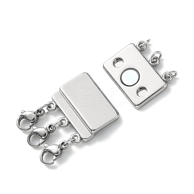 Zinc Alloy Box Magnetic Clasps Converter LS-PALLOY-C159-02P-1