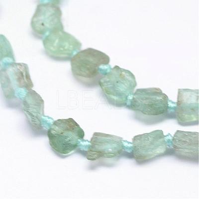 Natural Apatite Beads Strands G-P189-10-1