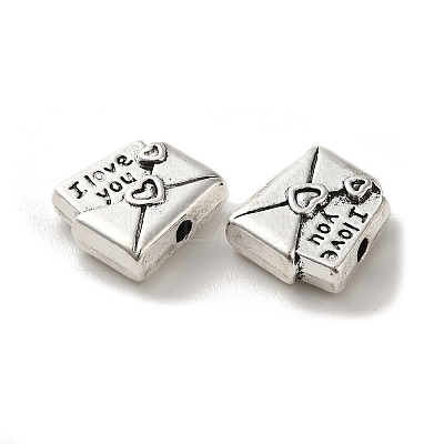Tibetan Style Alloy Beads PALLOY-P302-09E-AS-1