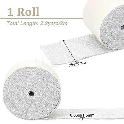 Flat Microfiber Imitation Leather Cord LC-WH0006-07D-06-1
