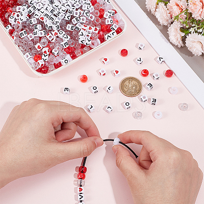 Valentine's Day Theme DIY Beads Kits DIY-SP0002-04-1