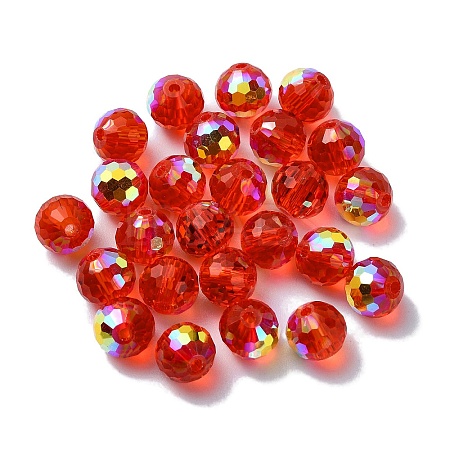 AB Color Plated Glass Beads EGLA-P059-02A-AB06-1