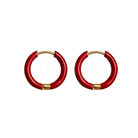 304 Stainless Steel Hoop Earring EJEW-WH0004-147G-1