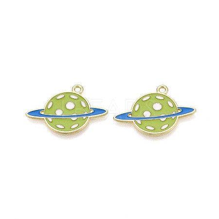 Alloy Enamel Sports Pendants ENAM-T022-75G-1