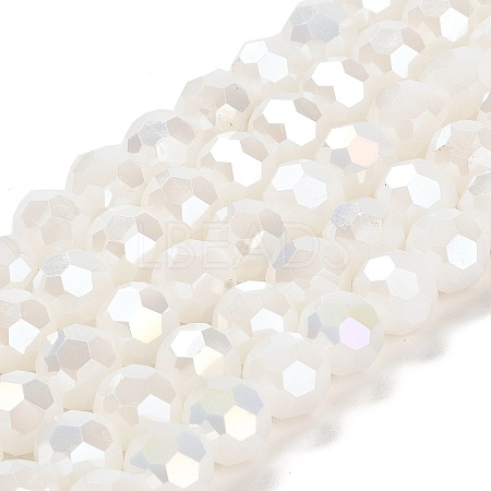 Imitation Jade Glass Beads Stands LS-EGLA-A035-J10mm-B05-1
