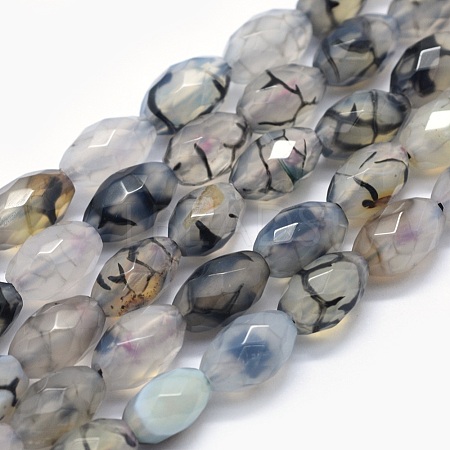 Natural Agate Beads Strands X-G-E506-01L-1