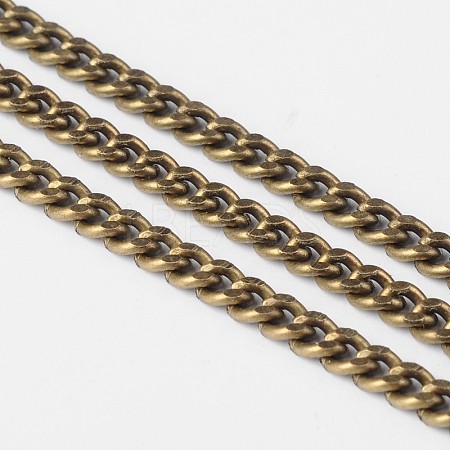 Iron Cuban Link Chains CH-R013-4.5x3mm-AB-NF-1