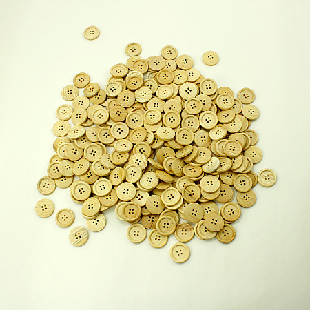 Natural Round 4 Hole Buttons X-NNA0VFK-1