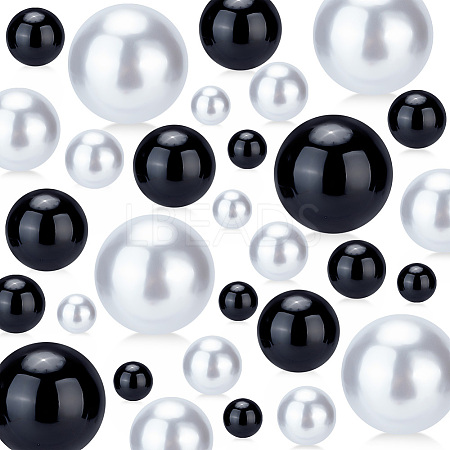 ABS Plastic Imitation Pearl Beads KY-WH0001-029B-1