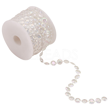 Handmade Plastic Beaded Chains CHC-CJ0001-55-1