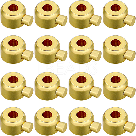 Brass Crimp Beads KK-SC0004-42G-1