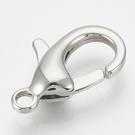 Tarnish Resistant 304 Stainless Steel Lobster Claw Clasps X-STAS-T033-26A-1