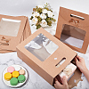 Rectangle Kraft Paper Gift Bags CON-WH0088-80-3