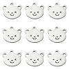 304 Stainless Steel Charms STAS-CJC0008-10P-03-1