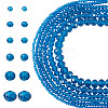 6 Strands 6 Styles Glass Beads Strands EGLA-TADJ0001-05C-1