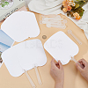 Fan Plastic Heat Transfer Blanks DIY-WH0580-53-3