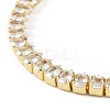 Cubic Zirconia Tennis Bracelet BJEW-L652-24G-02-3