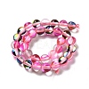 Synthetic Moonstone Beads Strands G-P528-J01-10-2