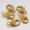 Tibetan Style Heart Lobster Claw Clasps X-K08Y0012-1