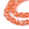 Baking Paint Glass Beads Strands DGLA-N015-6mm-04-3