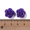 Synthetic Coral 3D Flower Rose Beads CORA-A005-14mm-19-3