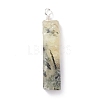 Natural Mixed Quartz Pendants PALLOY-JF01488-2