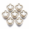 ABS Plastic Imitation Pearl Charms OACR-R248-004LG-1