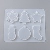 Christmas Silicone Pendants Molds DIY-Z005-11-3
