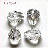 Imitation Austrian Crystal Beads SWAR-F062-12x10mm-01-1