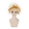 Short Blonde Wavy Cosplay Party Wigs OHAR-I015-03-2
