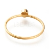 Ion Plating(IP) 304 Stainless Steel Finger Rings RJEW-B0005-7-02G-3