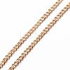 304 Stainless Steel Curb Chain Necklaces NJEW-P147-04G-2