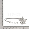 Starfish 304 Stainless Steel Safety Pins Brooch Findings SA-CBAB767-06C-P-3