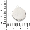 304 Stainless Steel & Rhinestone Pendants STAS-G371-09G-01P-3