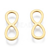 201 Stainless Steel Connector Charms STAS-N090-T08-2-1