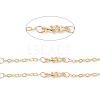 Brass Double Heart Link Chains CHC-P009-03G-2