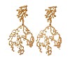 Alloy Branch Stud Dangle Earrings for Women WGBFFDA-01-5